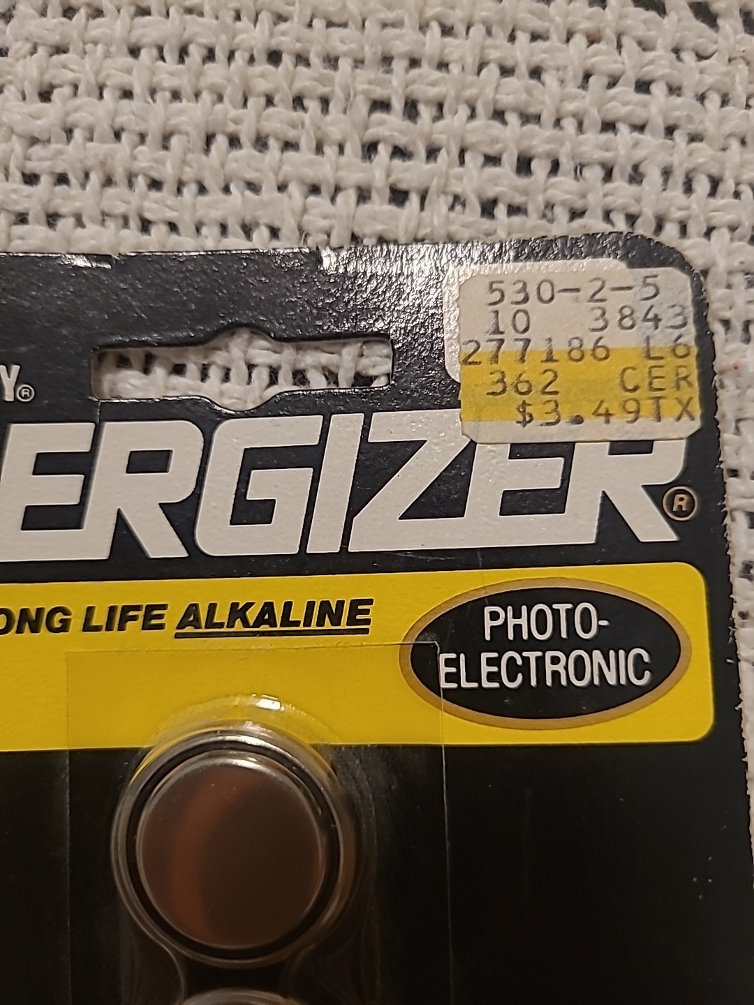 Vintage Photo Electronic Display Eveready Long Life Expired Visual Prop Use Only