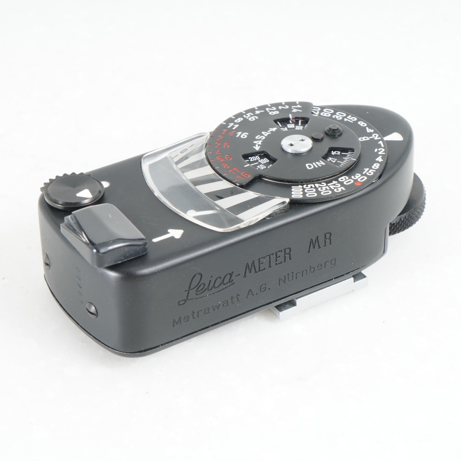 :[EX+++] Leica MR-4 Black Chrome Light Meter w/ Box for M3 M2 M4 MP – Works!