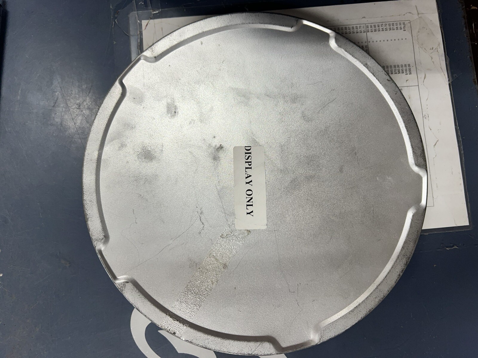 741 Silver Metal Film Reel Tin Canister 10-1/2” Inside Hollywood On Mississippi