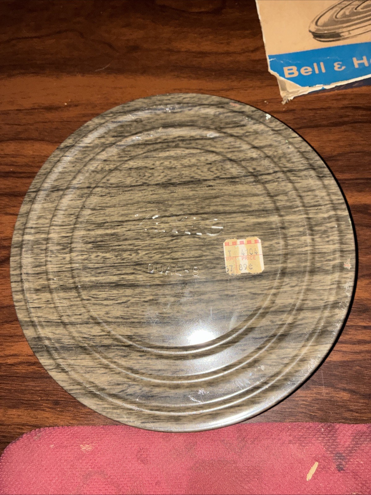 Bell & Howell 400 Ft Super 8 Dual 8 Movie Film Reel & Case Vintage
