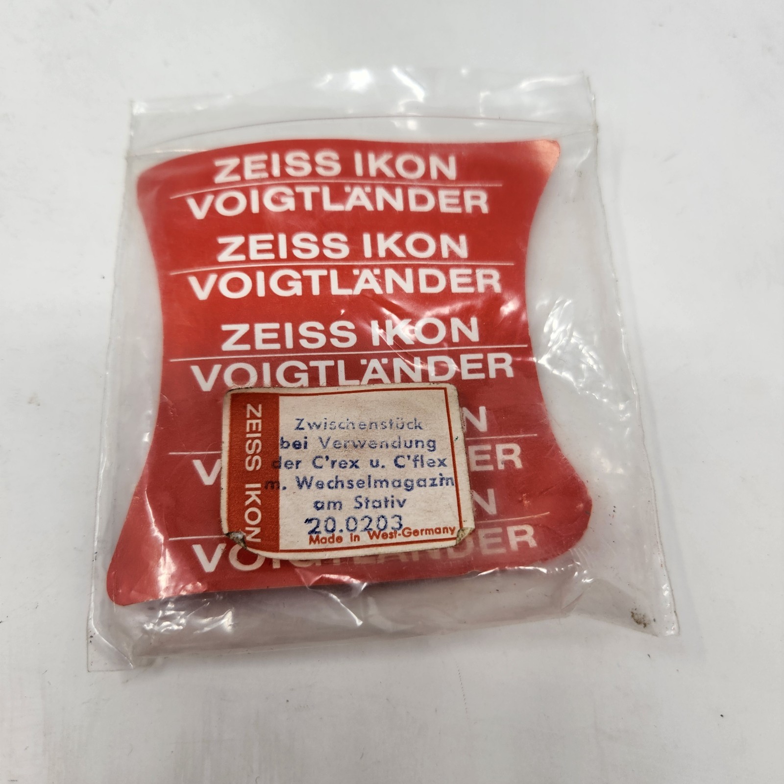 Zeiss Ikon Voightlander Contraflex Tripod Adapter Plate In Original Packaging