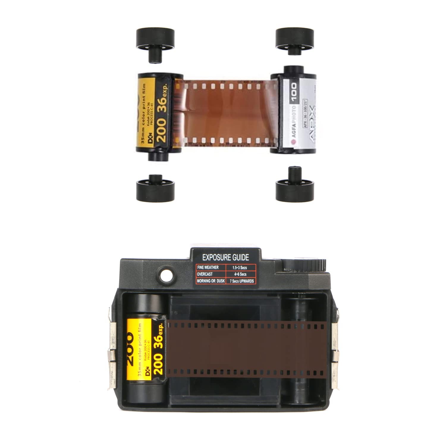 HOLGA Film Spool Adapter Fits 35mm To 120mm Medium Format Cameras