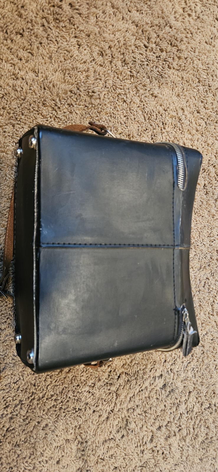 Rare Vintage Kali Bag Retro Film Camera Leather Case Made In Japan