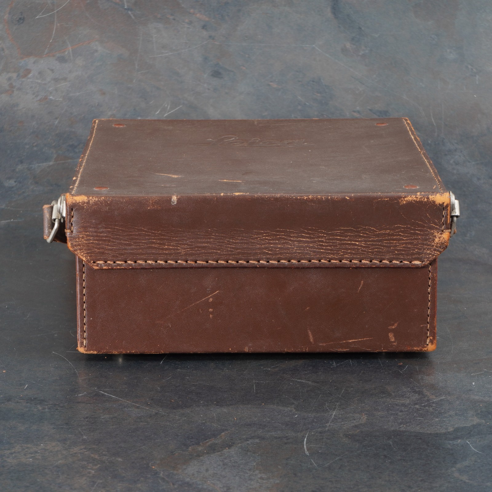 :Leica Original Brown Leather System/Outfit Case for Screw Mount Cameras (Read)