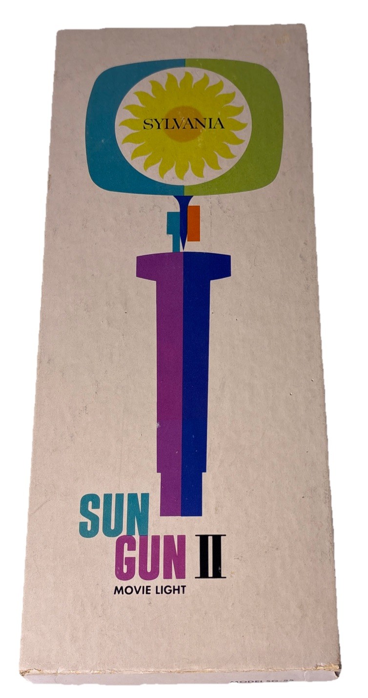 VINTAGE SYLVANIA SUN GUN II MOVIE LIGHT MODEL SG-55 In BOX
