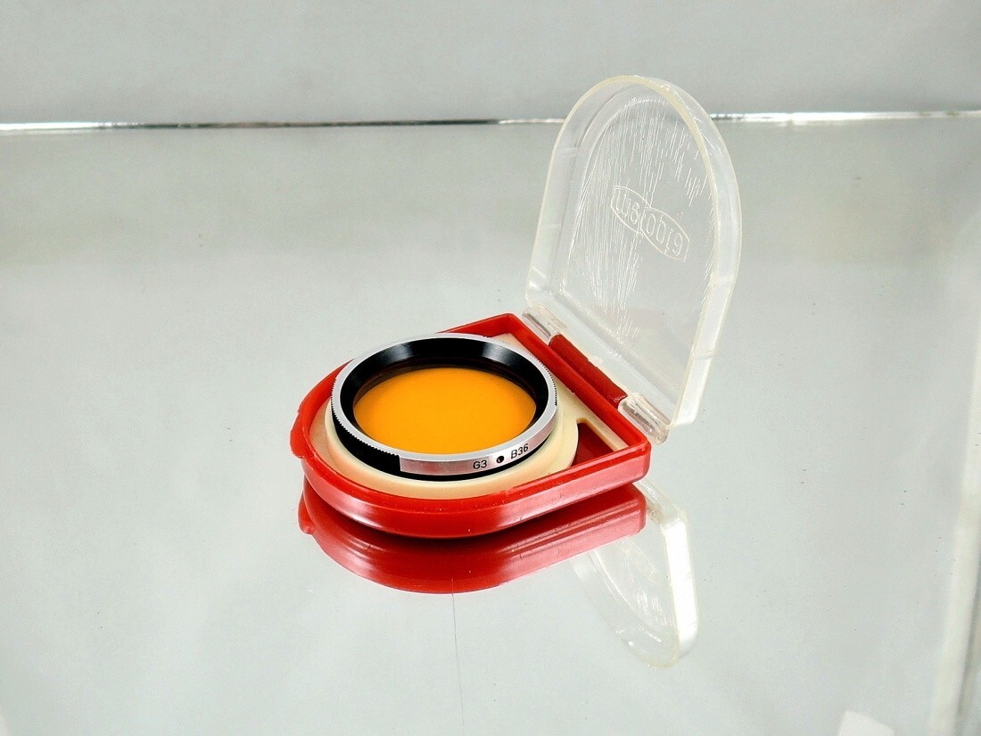 Flexaret G3 B36 Color Filter MEOPTA Genuine Accessories Bayonet Orange TOP