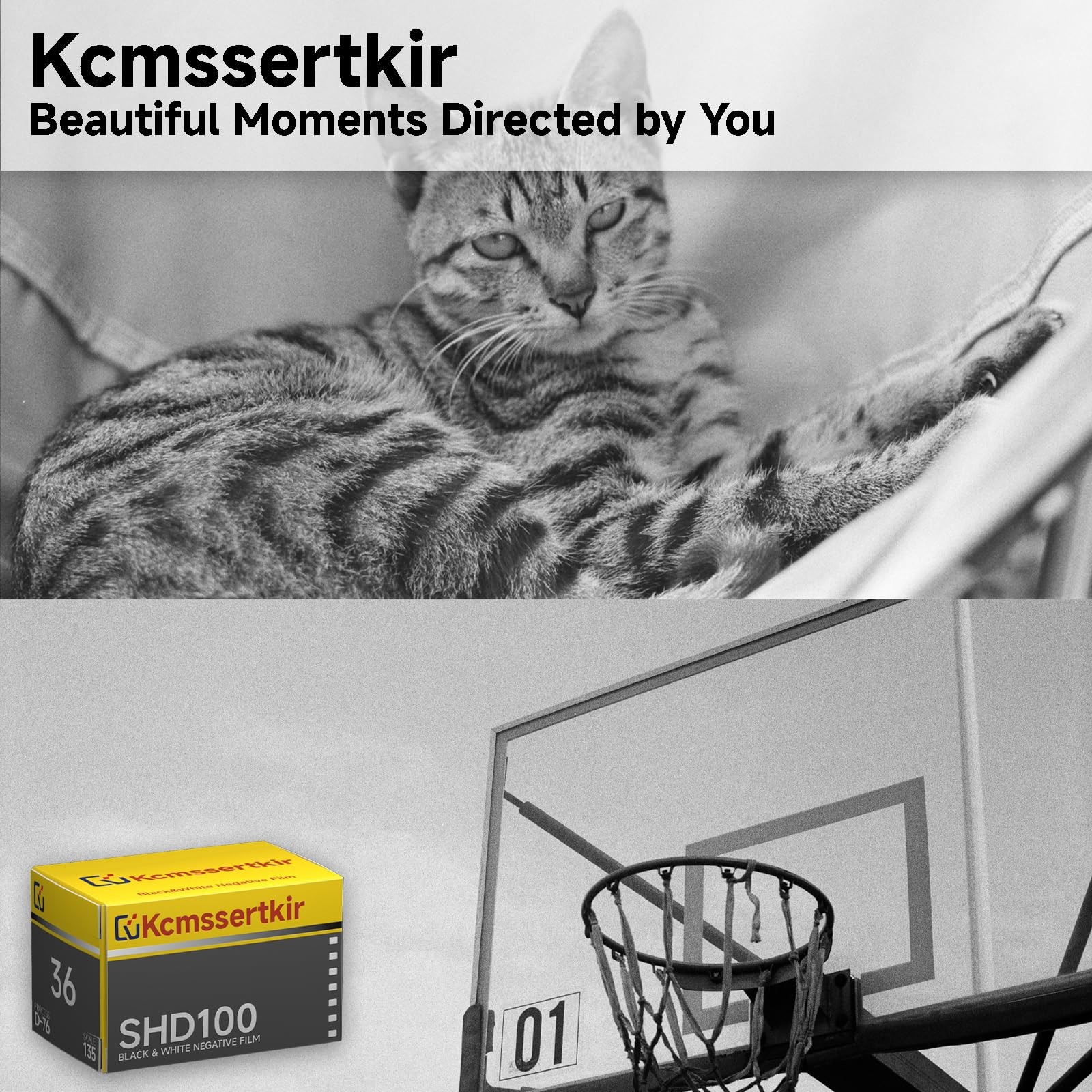 3 PCS Black And White Film 35mm SHD 100 ISO100 13536 Exposures