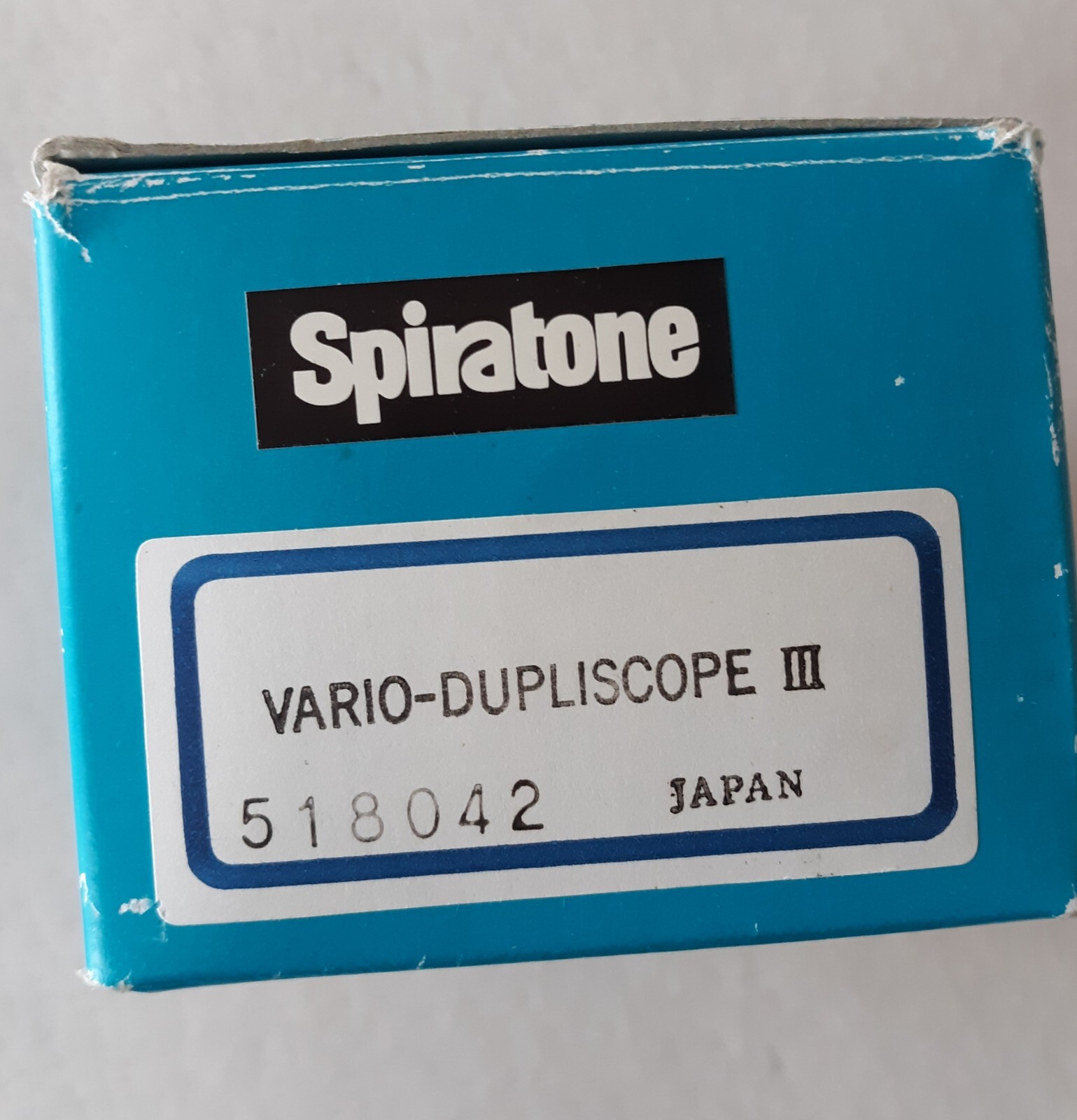 Lot- Spiratone Vario Dupliscope III 518042 & Spiralite SR Elec. Flash AC ~ NOS