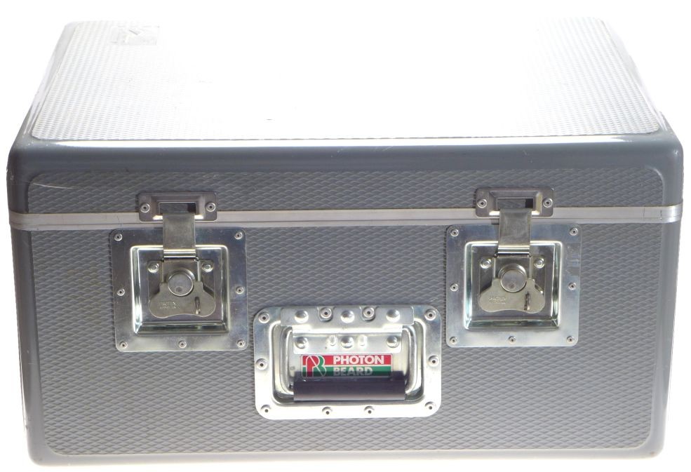 Photon beard custom made Alluminum flight travel camera case heavy duty padded