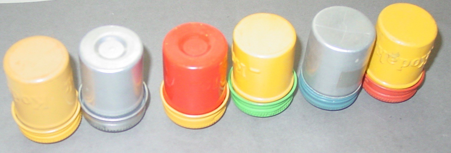 Vintage KODAK Film Canister Tins Mixed Lot Dark Room Developing Art Parts Supply