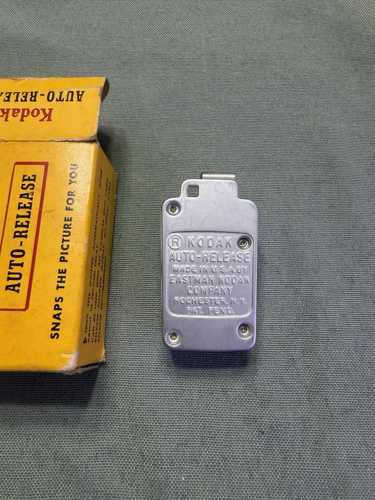 Eastman Kodak Vintage Mechanical Auto-Release Camera Attachment