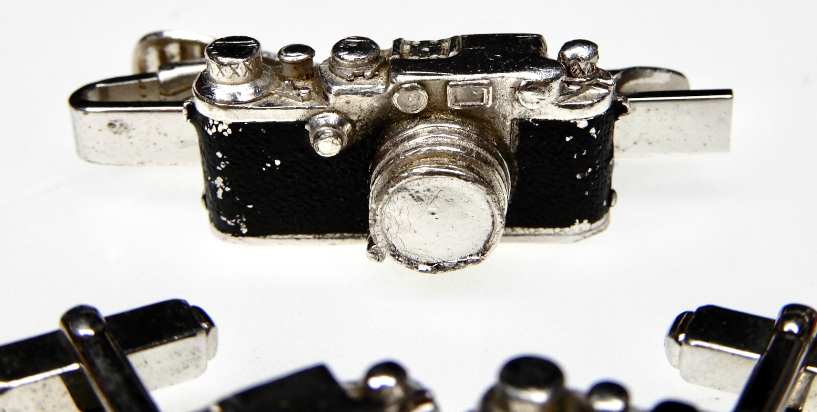 Leica Screw Mount Camera Cuffkinks,Tie Clip & Pin Set