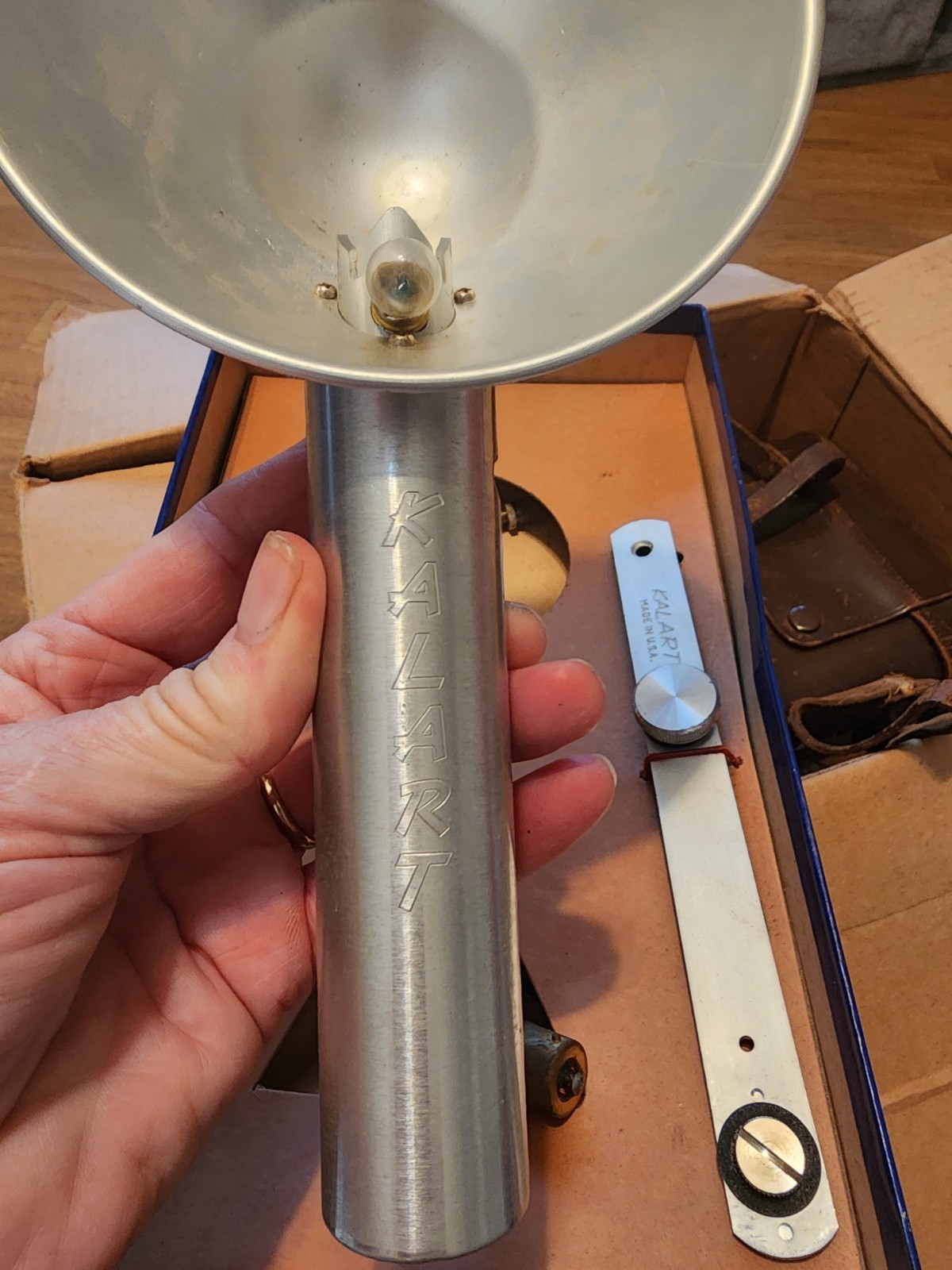 Kalart Speed Flash Safety First De Luxe Compak Original Box 1950’s