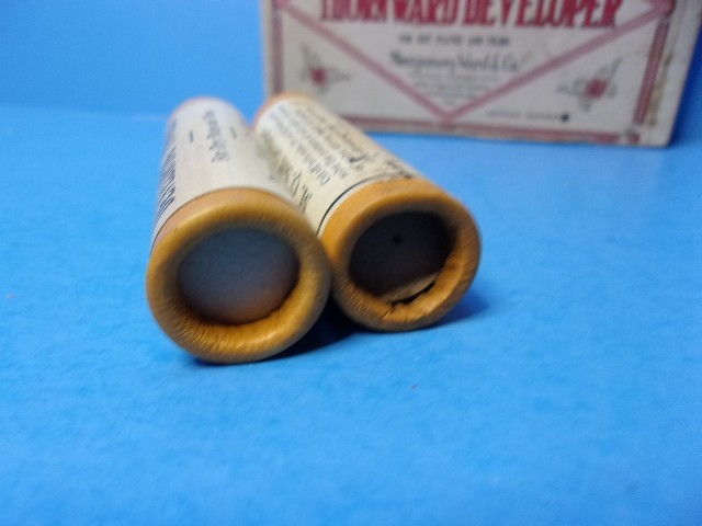 Antique Lot of 4 Boxes of Developing Powders Glass Tubes Photography Supplies