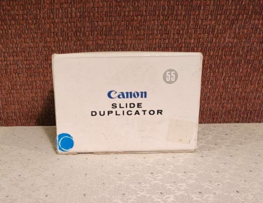 Vintage Canon Slide Duplicator No 55 Mount In Original Box Made In Japan *Read*