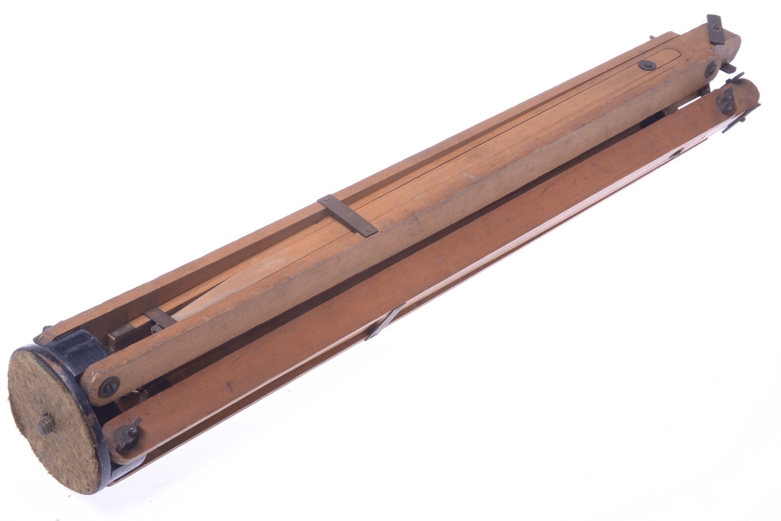 ✅ ANTIQUE WOOD TRIPOD 134CM, 52.75″ GLASS PLATE 9x12cm LARGE FORMAT FIELD CAMERA