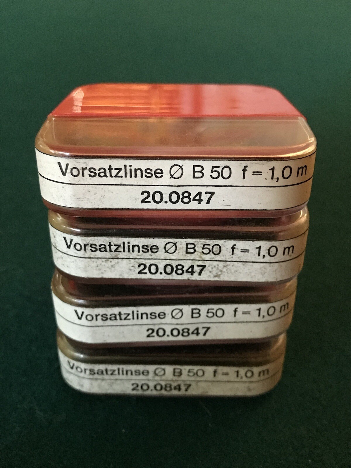 Vintage 1960s Zeiss B50 Magnification Close Up Filters Made In Germany (single)