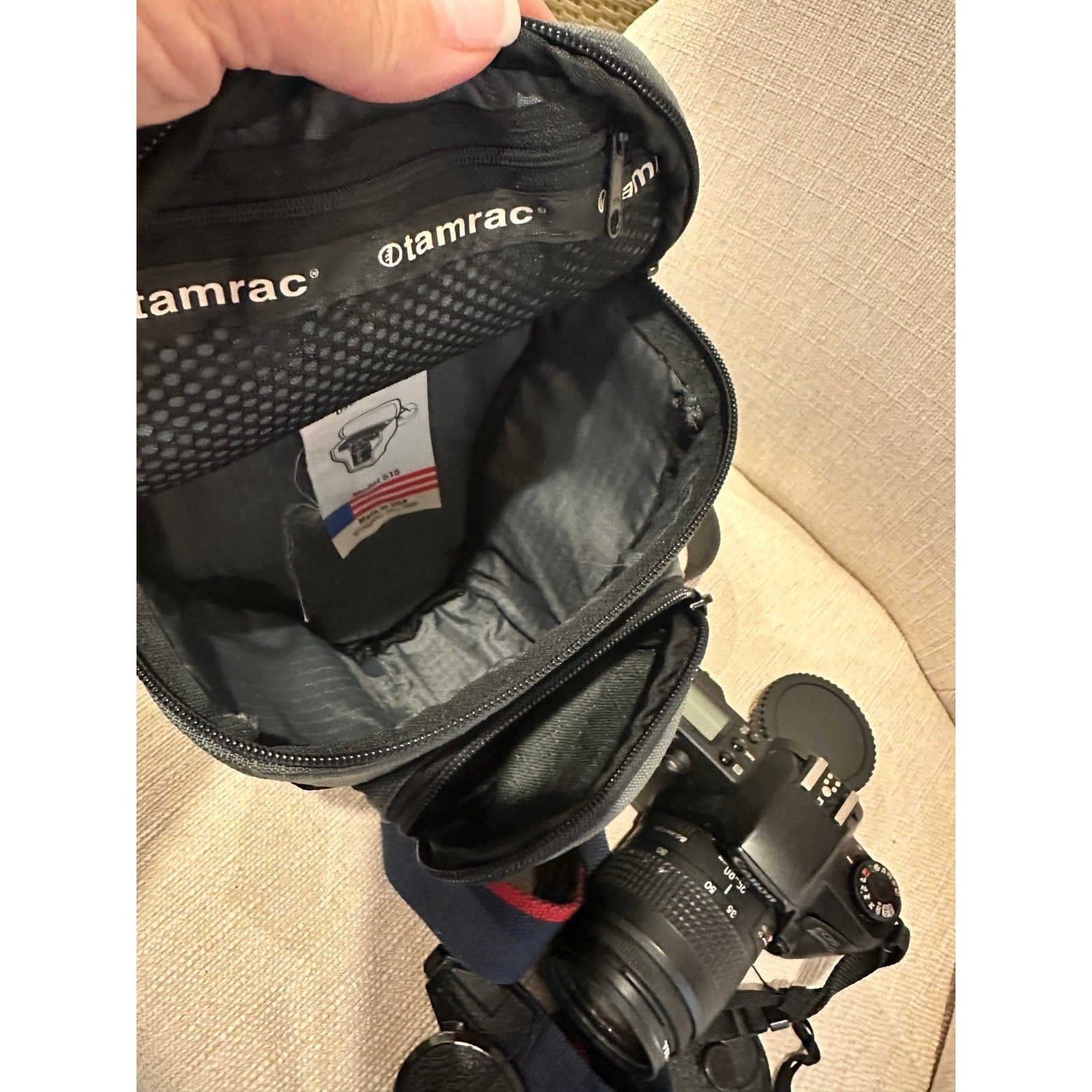 Vintage Canon EOS Rebel G Camera and case 1990’s PARTS ONLY