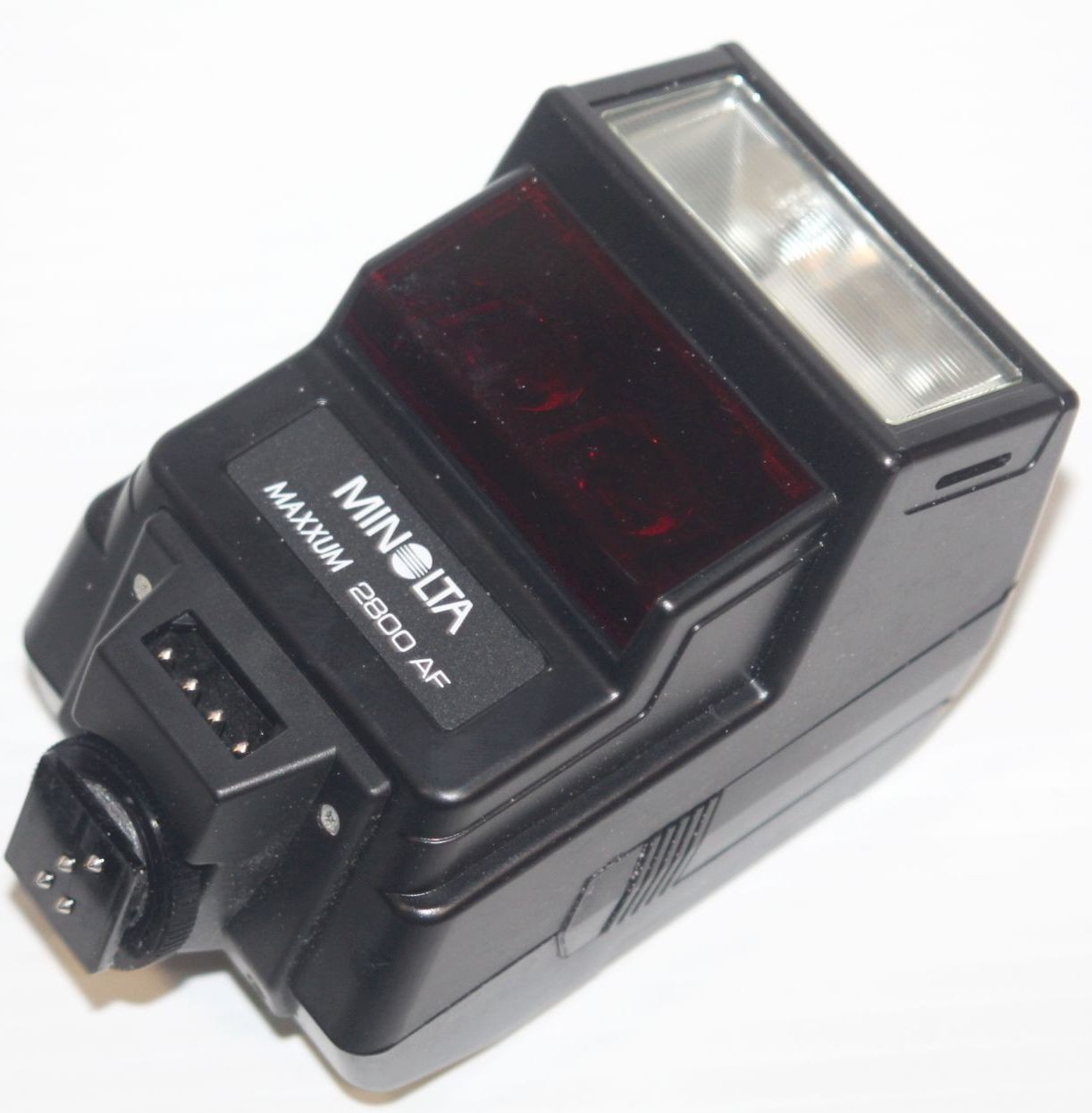 AS IS Parts, Repair – Vintage Maxxum 2800 AF Minolta Camera Flash – Shoe Mount