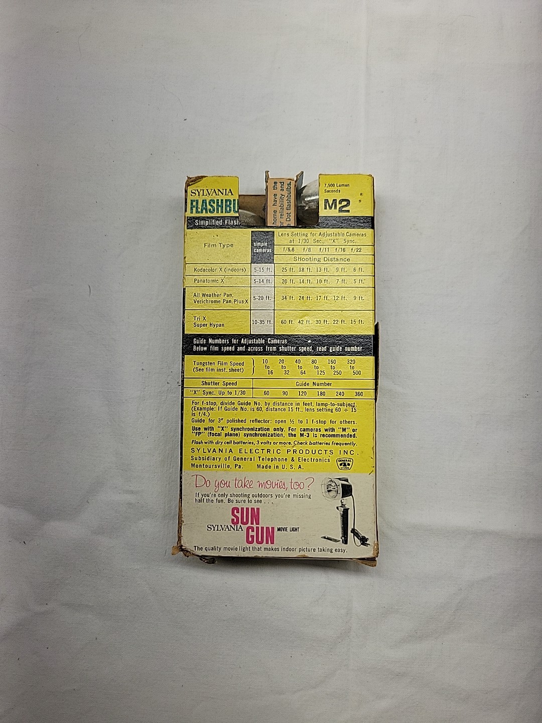 Vintage Camera Flash Bulbs & Accessories GE Sylvania Osram Polaroid Peak Argus