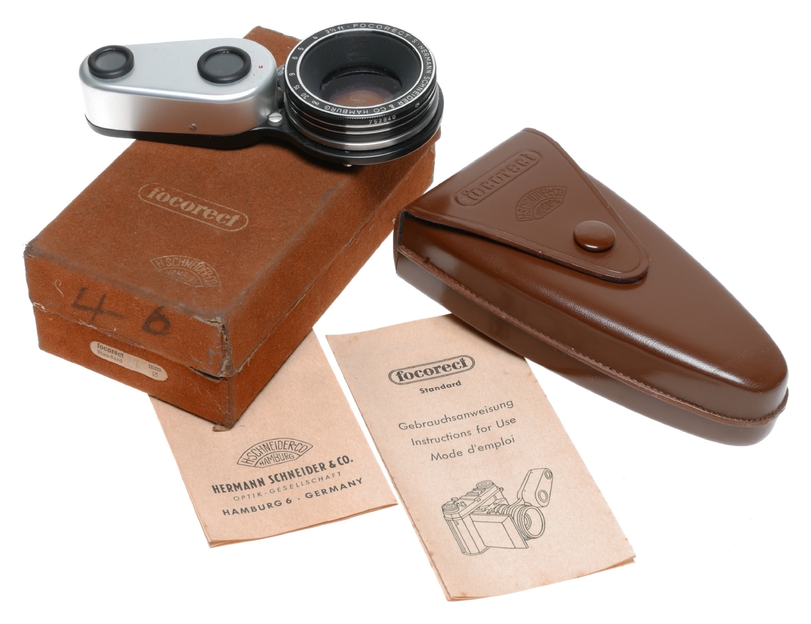 H.Schneider Focorect S Rangefinder for Variable Focus Close-Up Lens