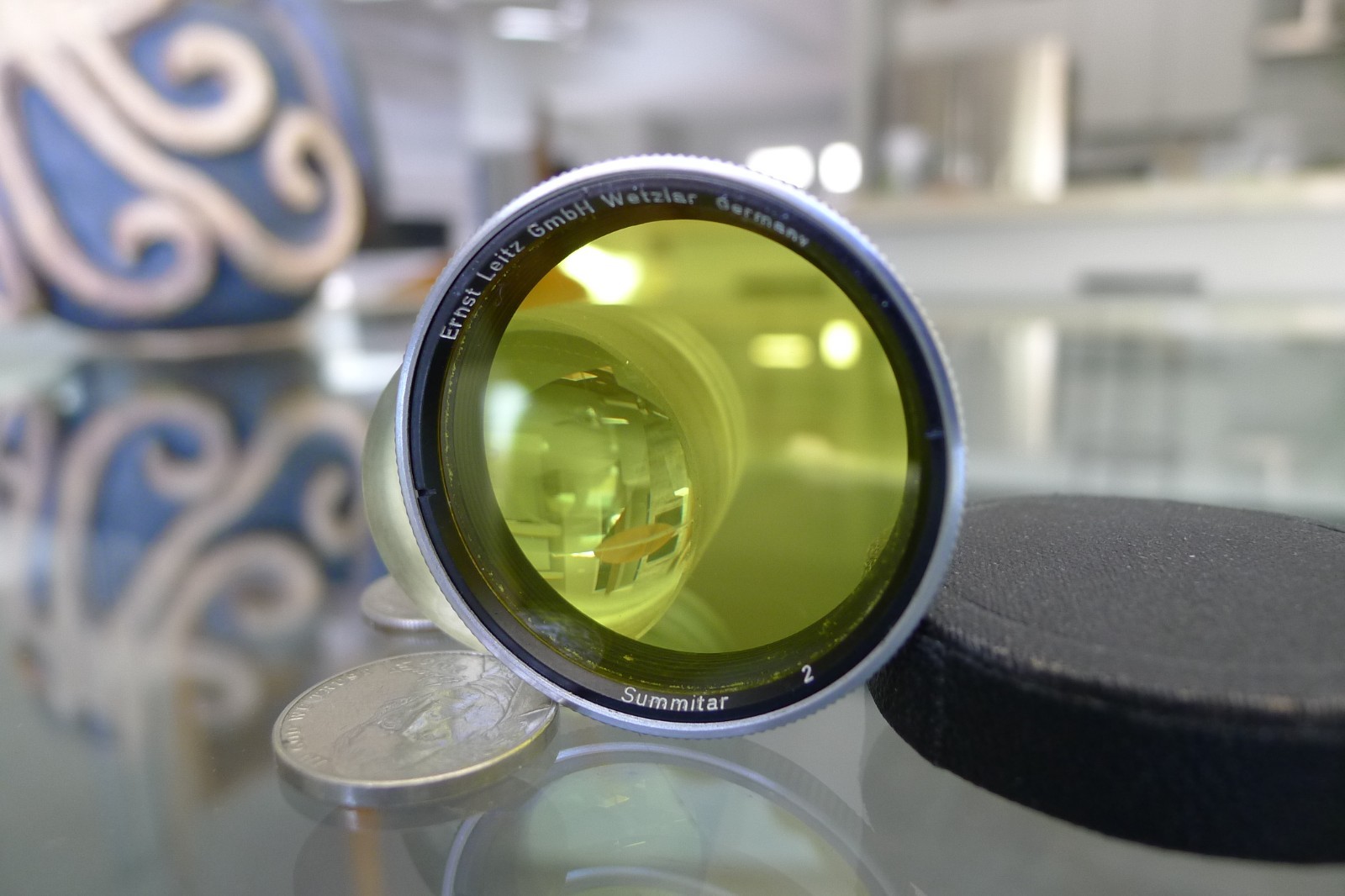 LEICA E. LEITZ NY 36 SUMMITAR 1 Yellow FILTER See My Full Store