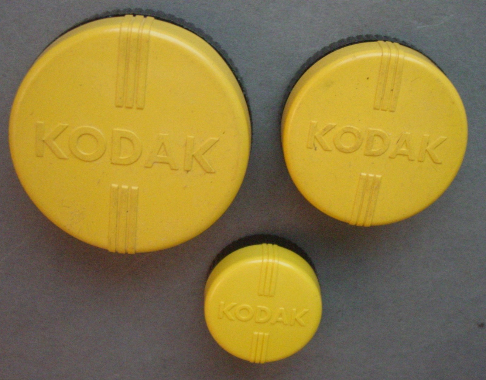 Vintage KODAK Lens Filter Can Mixed Lot Old School Photography Art Parts Supply
