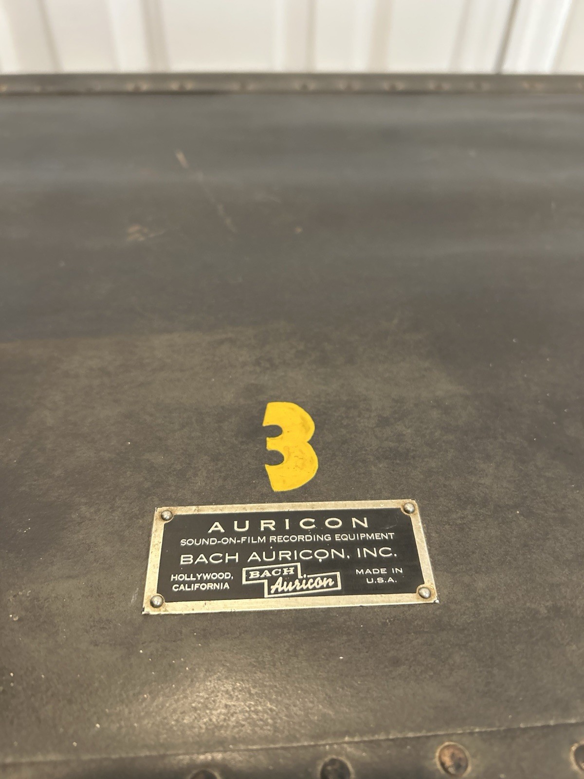 Vintage Bach Auricon Sound-on-Film Equipment Case – Hollywood CA – No. 3