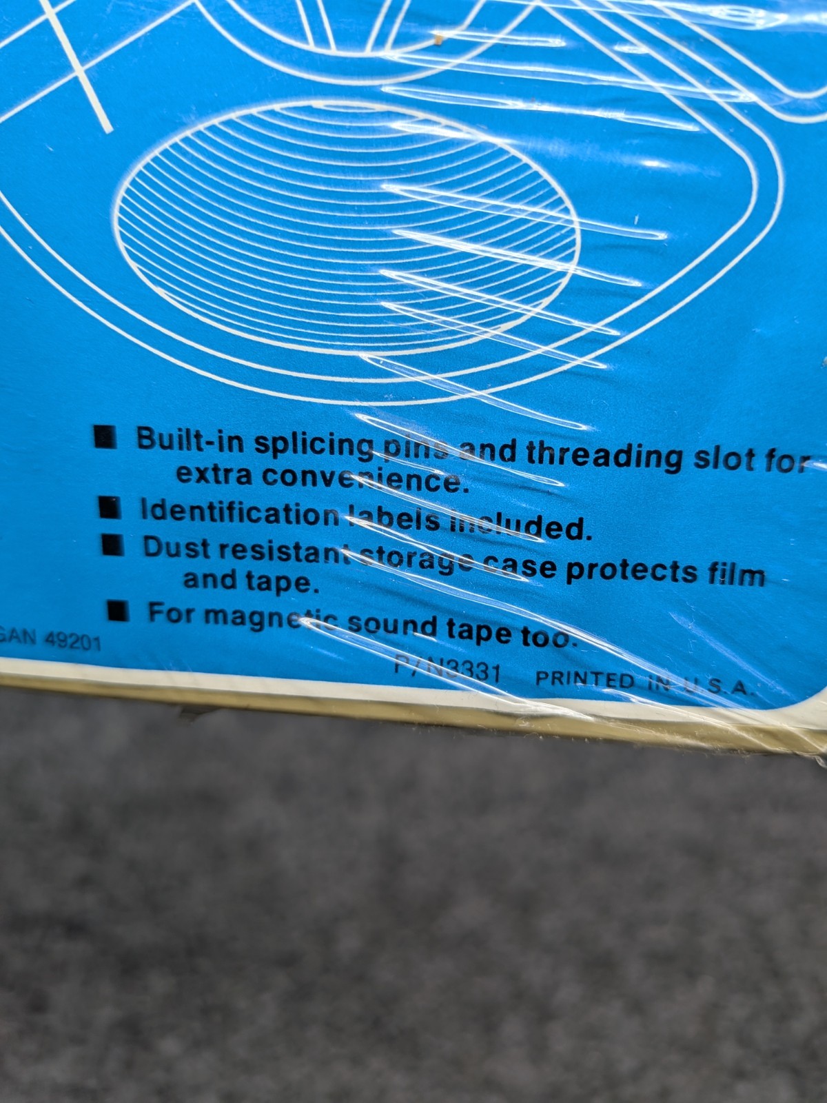 Vintage BAIA Dual 8 Film Reel Storage Case Set NOS Sealed Super 8 200ft
