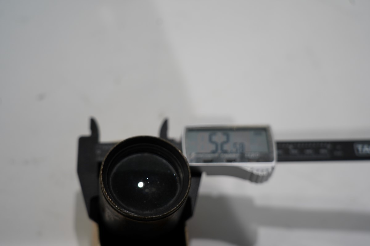 Vintage Spiratone Telephoto Lens Attachment 52mm Threaded Auxiliary (NJL028739)