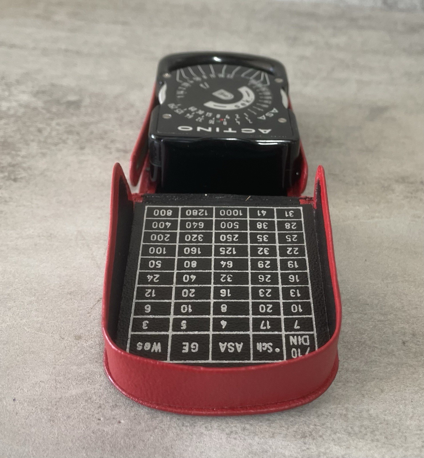 ctino A Light Exposure Meter w/ Case Box Instructions Germany VTG