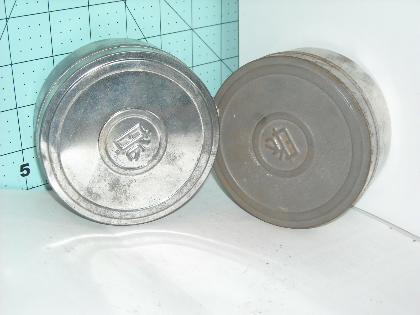 vintage movie tins EKC 3 3/4″X1 5/8″ Kodak original two