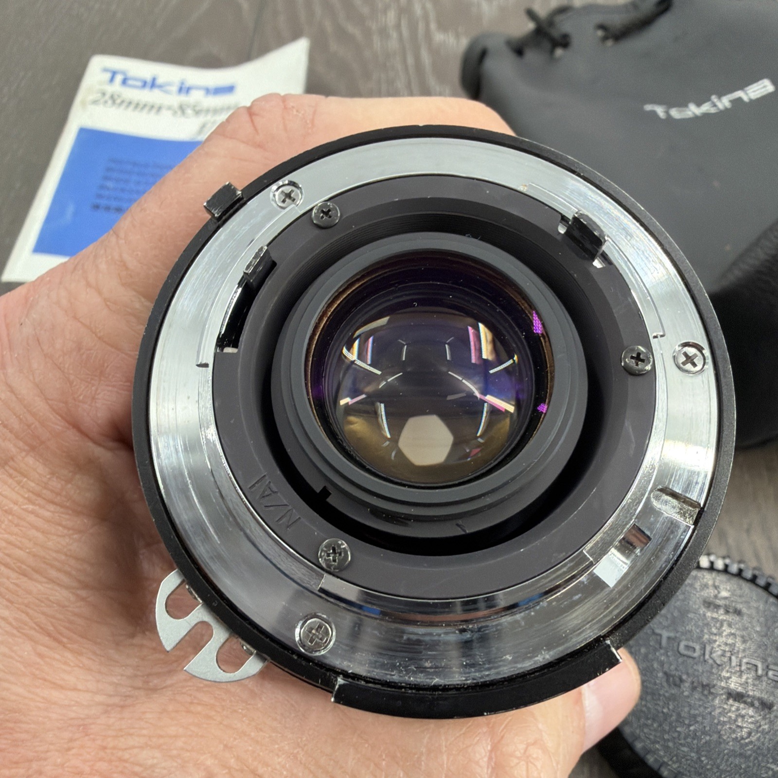Tokina AT-X 1:3.5-4.5 28-85mm Nikon F Mount Camera Lens, UV Filter, Case.