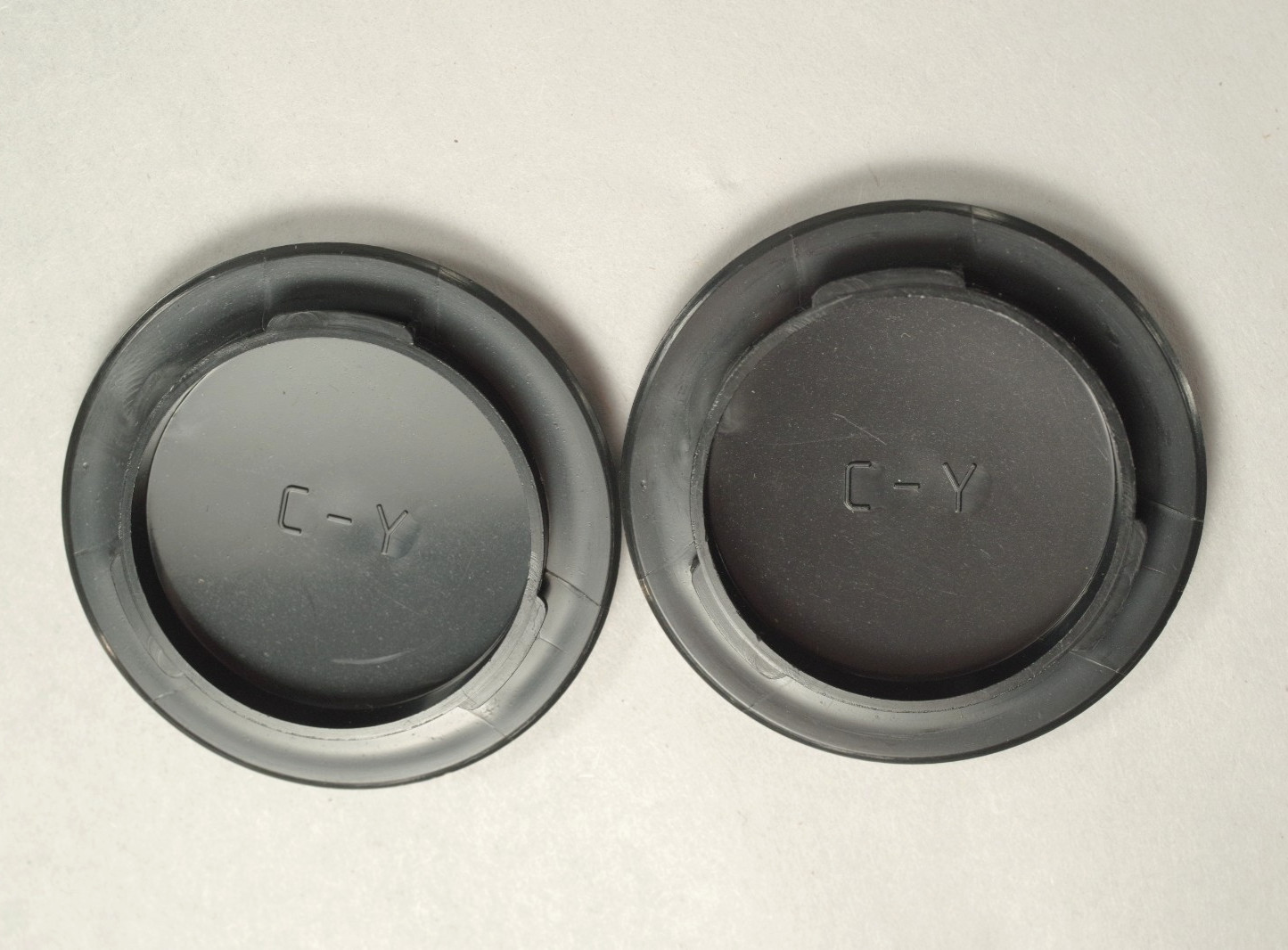 TWO Body Caps To Fit Contax/Yashica C-Y Film SLR Bodies, New, US Seller