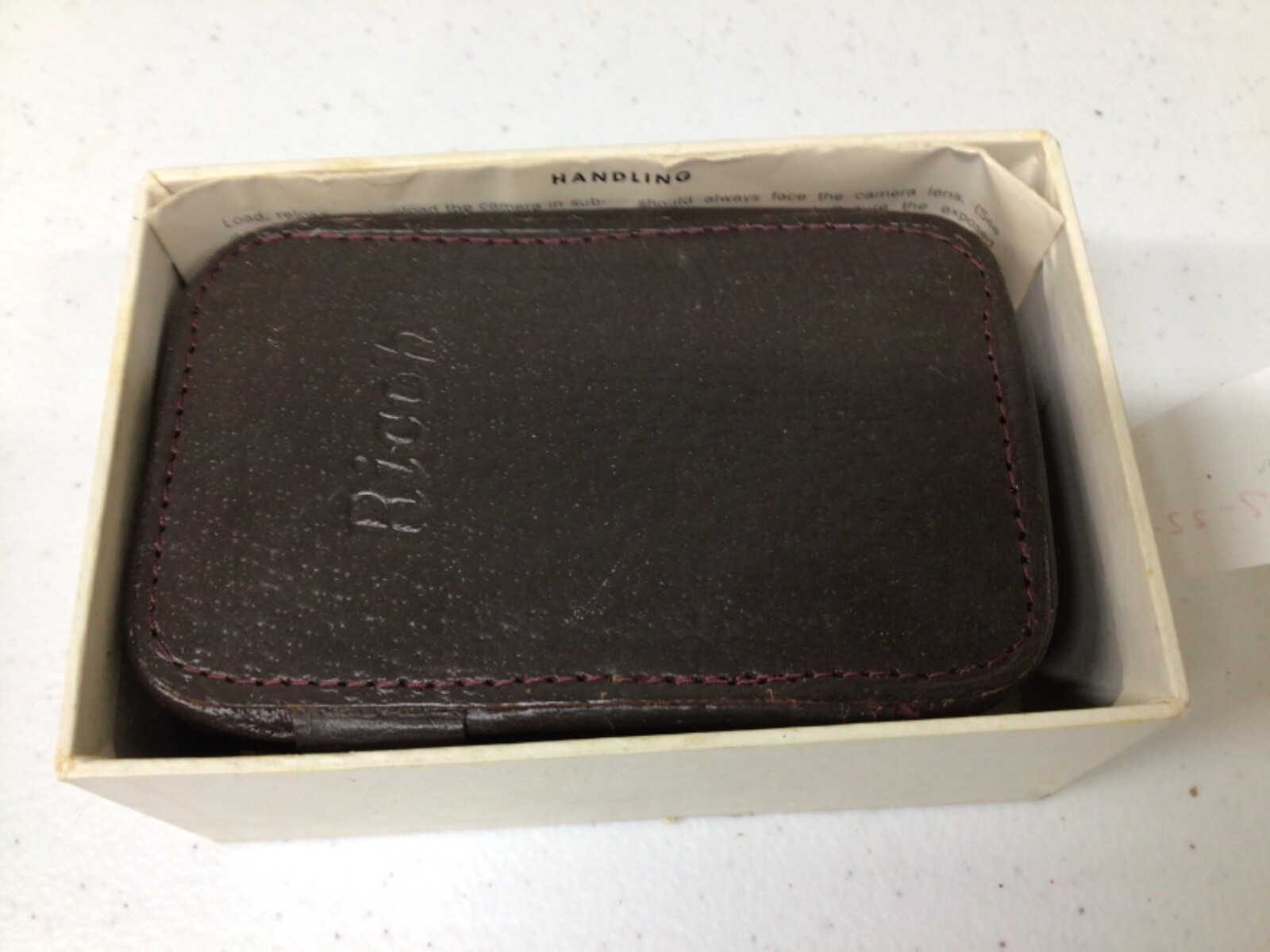 Ricoh Flash Unit BC-605 Camera Photography Leather Case Token Optical Industries