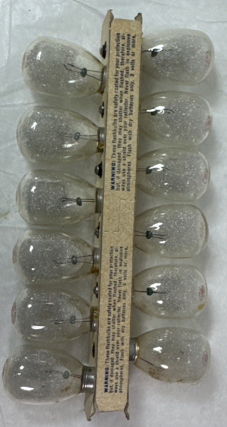 Lot Of 2 12 Pack VTG GE M2 Rhenium Flashbulbs & 1 Pack Of 10 Sylvania NOS
