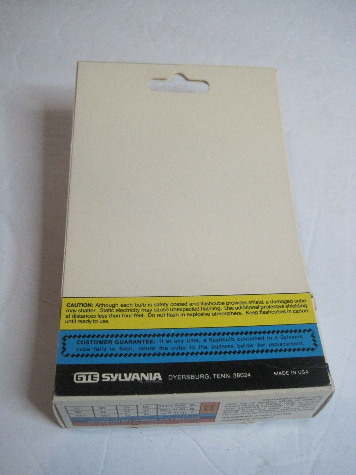 Sylvania Blue Dot MAGICUBES Camera Flash Cubes 3-Pack 12 Flashes
