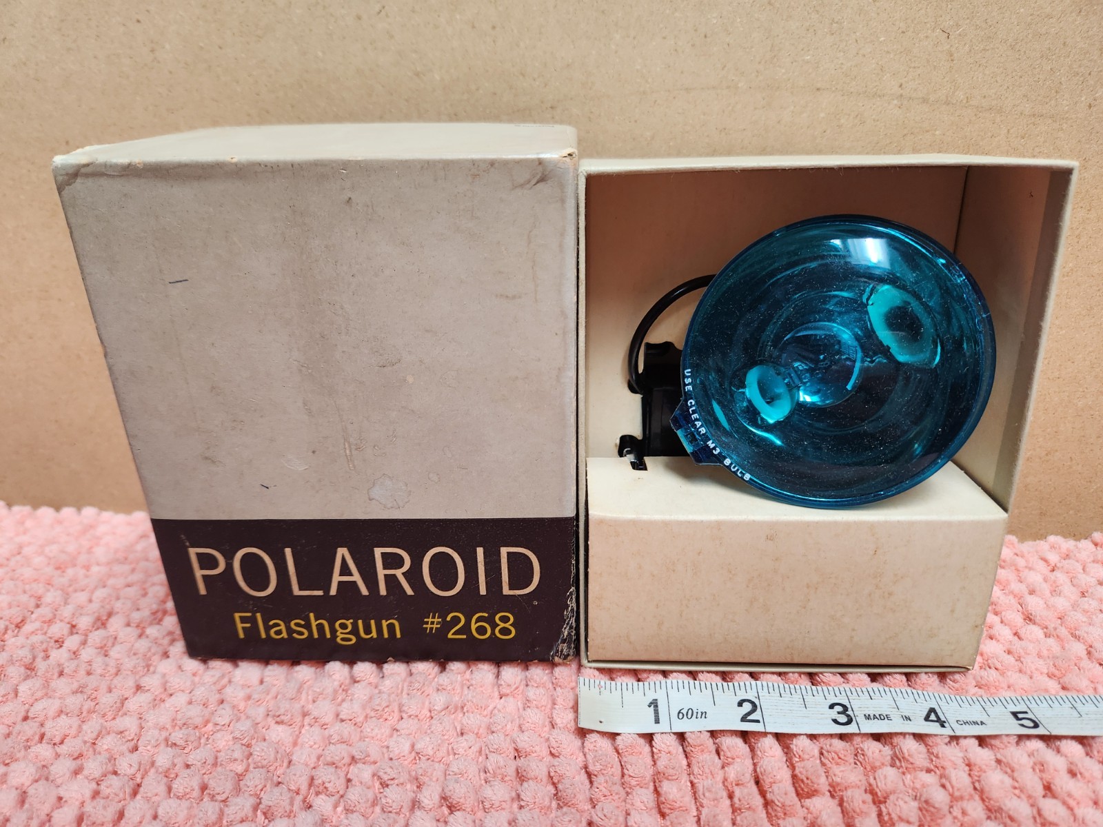 VTG Polaroid Flashgun #268 Manual Flash Unit For Polaroid Cameras ESTATE