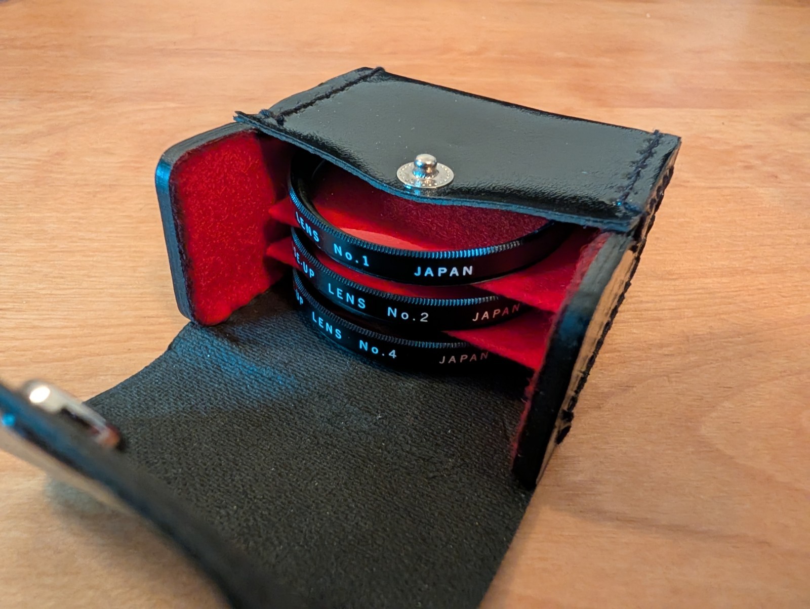 Vivitar 49mm Close Up Macro Lens Filter Diopter Set +1 +2 +4 Case PH-66 Vintage