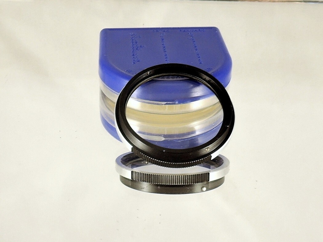 Flexaret UV B36 Filter Meopta Accessories Bayonet RARE + right blue plastic box.