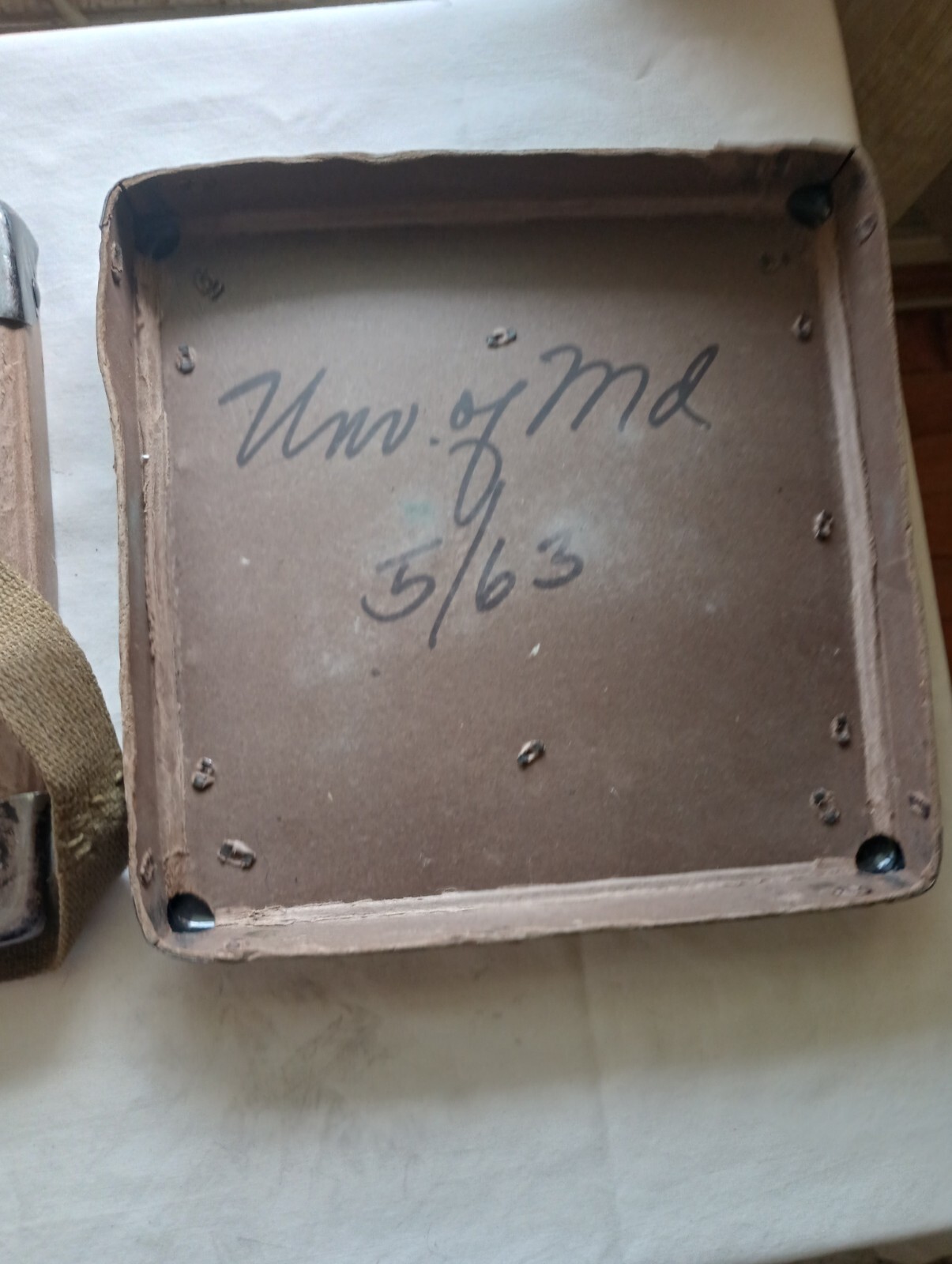 Vintage Film Case early 1960s University of MD, U.S. DEPT. OF AGRICULTURE