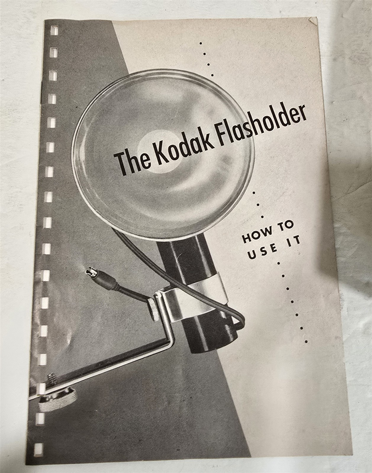 Vintage Kodak Flasholder with Standard Bracket in Original Box with Manual