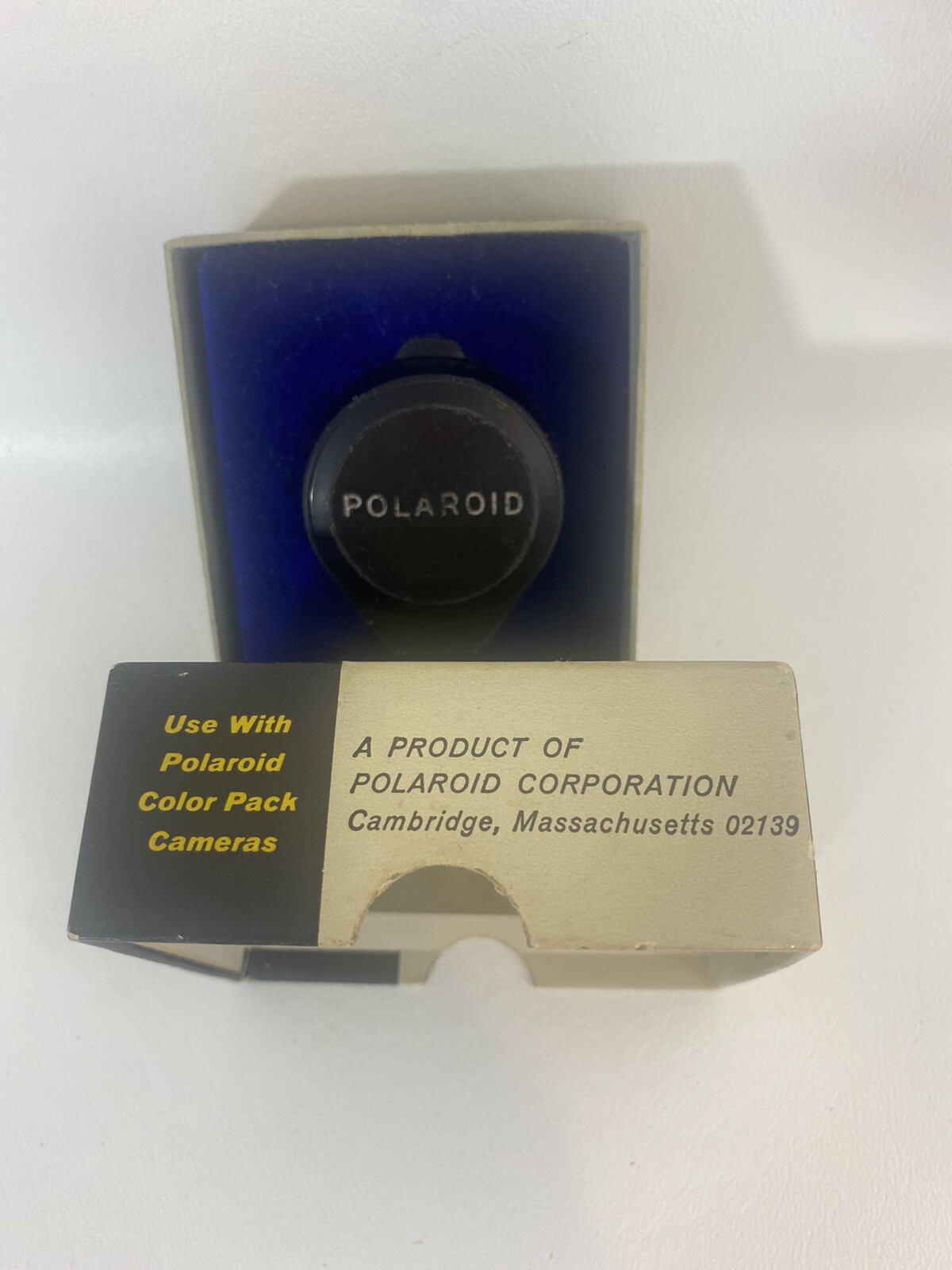 Polaroid Model 128 Development Timer with Snap Case Holder & Box TESTED Works