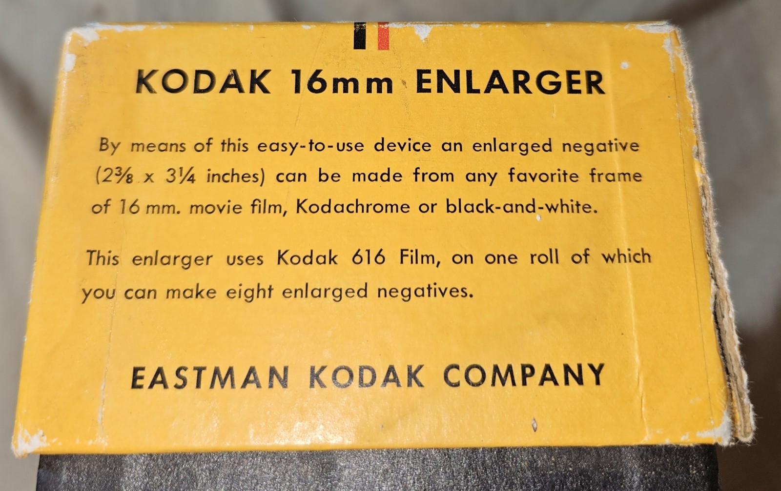 VINTAGE KODAK 16mm ENLARGER AWESOME CONDITION NICE BOX WITH INSTRUCTIONS UNUSED
