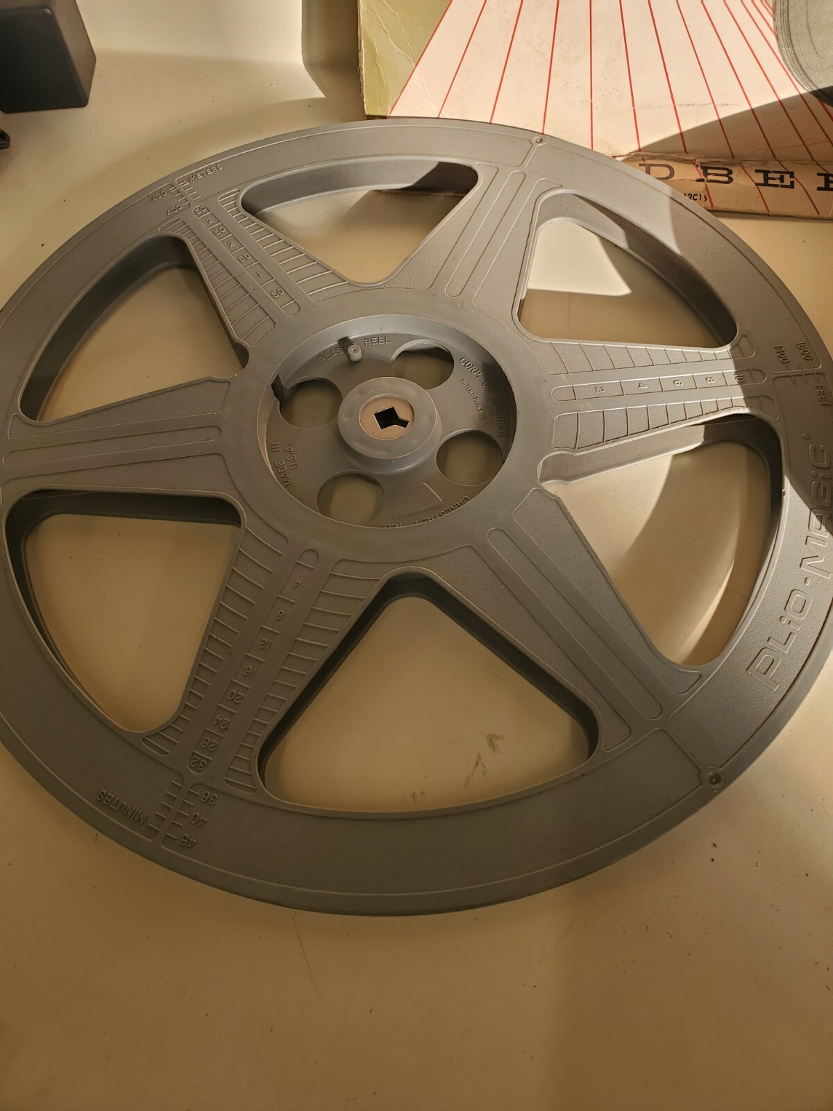 3 Goldberg 8mm Film Dustproof Can W/ Take Up Reel, 4 No Brand, Etc.