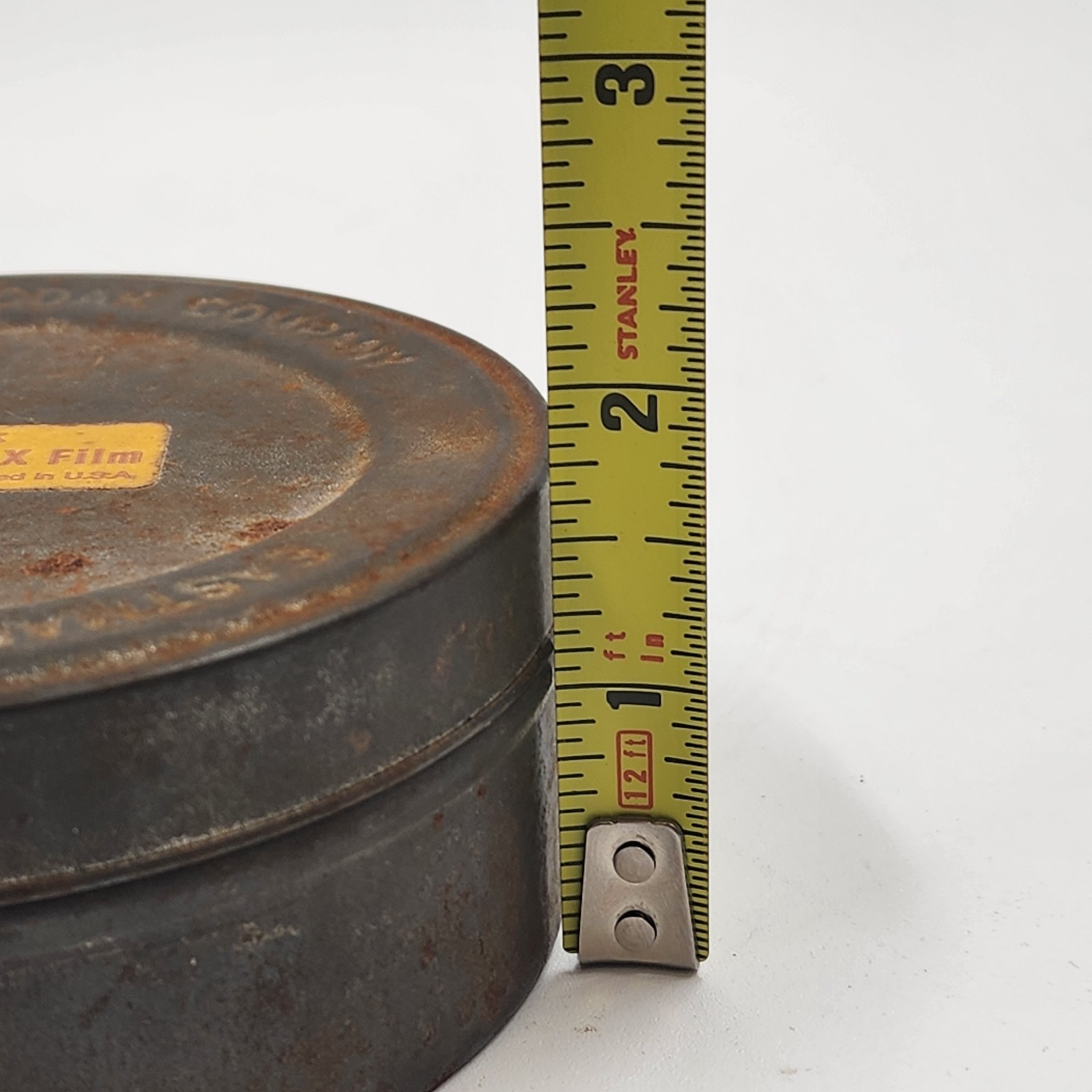 Eastman Kodak for Panatomic-X Film Reel Empty Storage 4″ Film Cannister Vintage