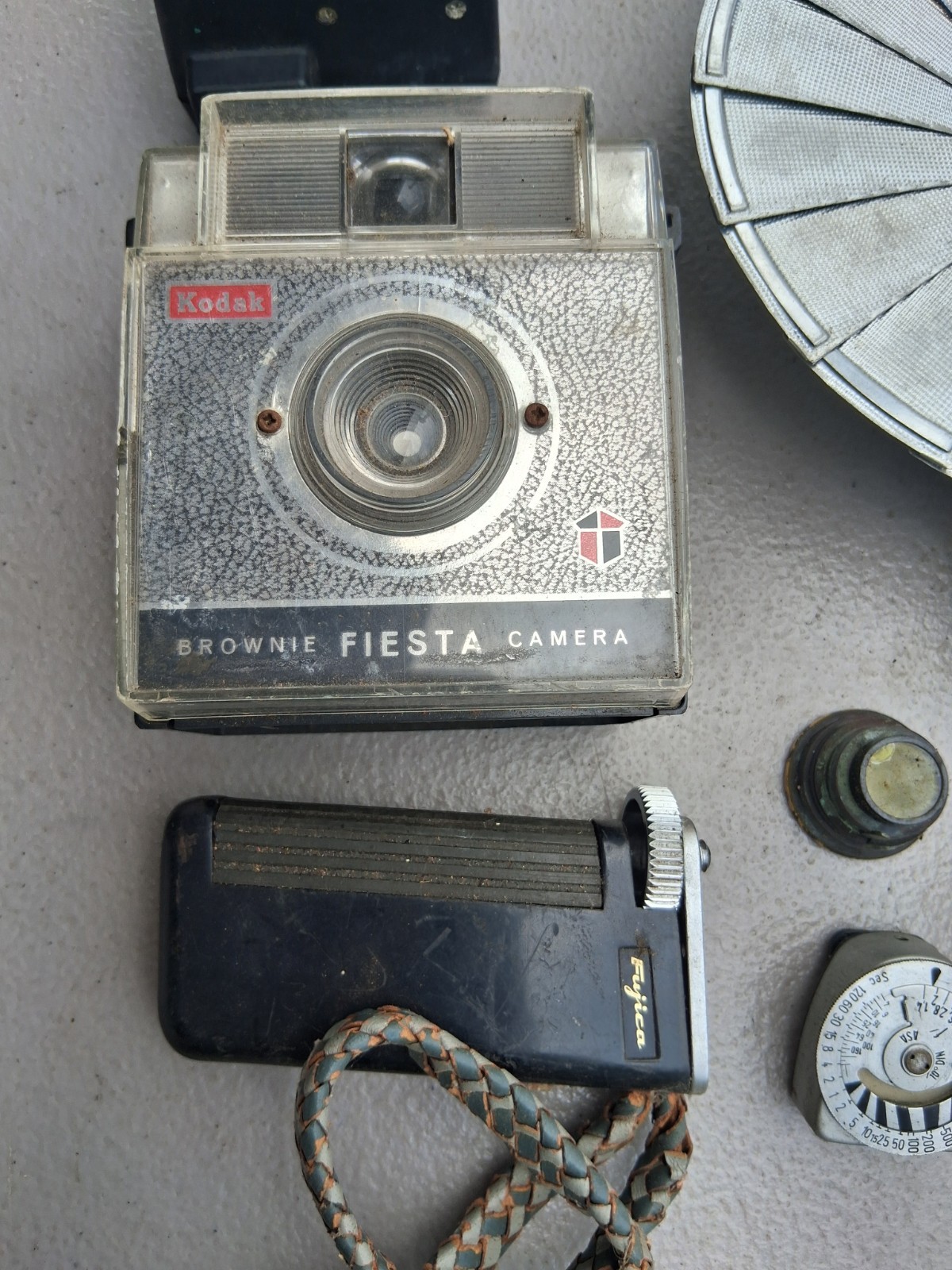 Vintage Camera Parts 7 Pieces Different Company’s Untested For Parts Or Display