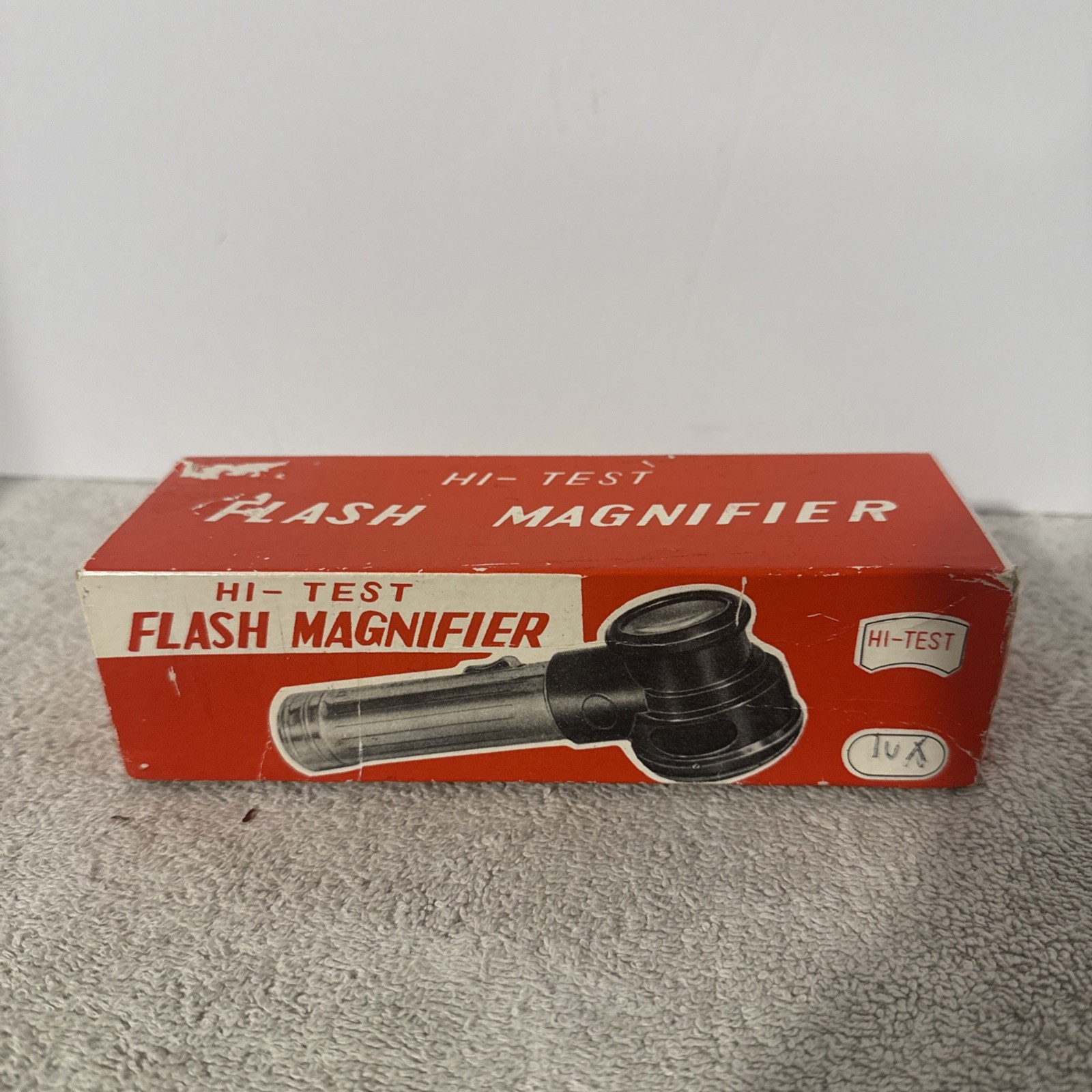 Vintage Hi-Test Flash Magnifier Loupe Viewer w/ Box Camera Photo Tool