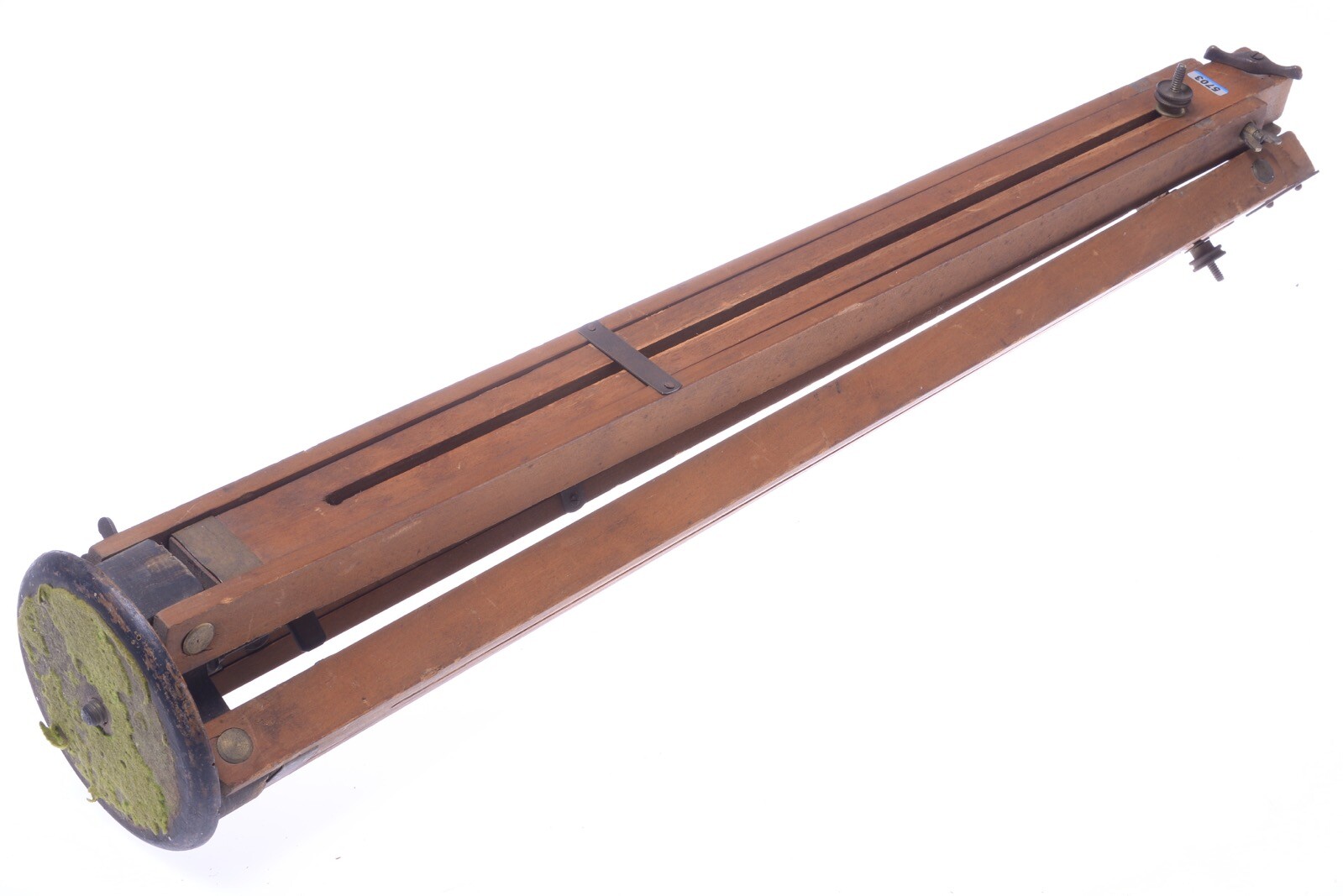 ✅ ANTIQUE WOOD TRIPOD 155CM, 61.00″ GLASS PLATE 4×5 LARGE FORMAT FIELD CAMERA