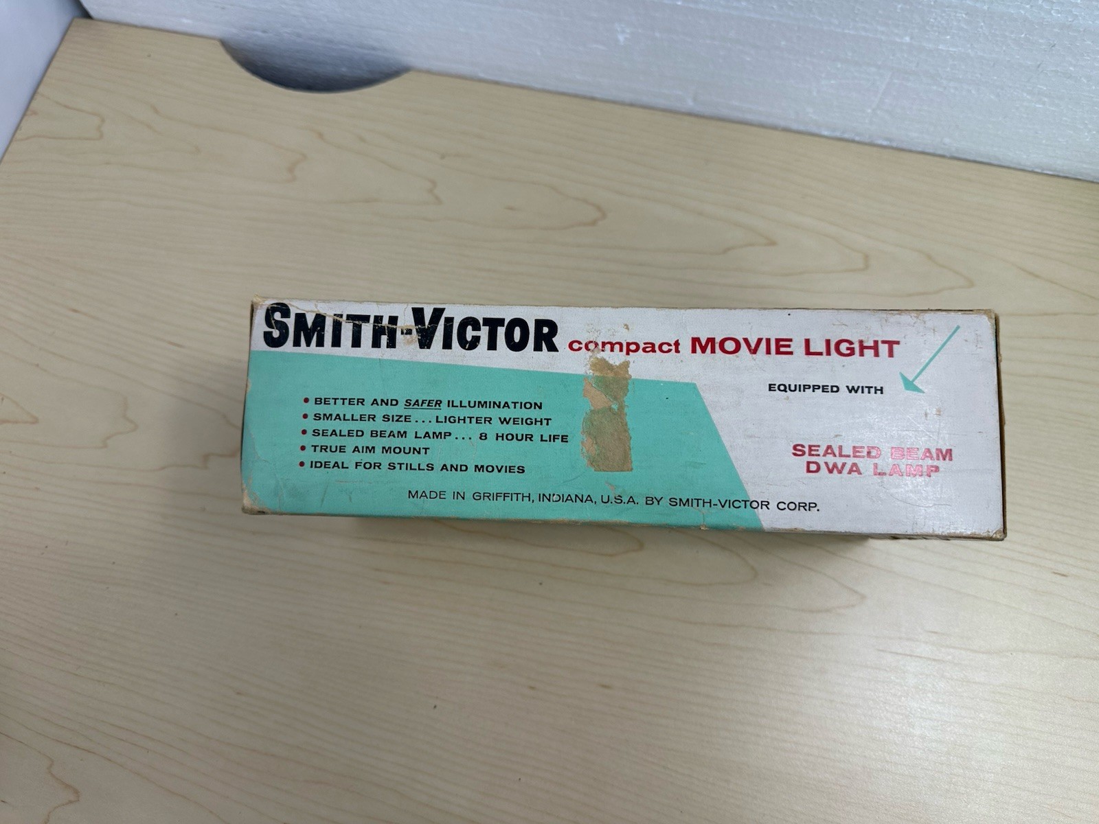 VTG Smith-Victor Model L5 Flood Light Movie Light Tested Works